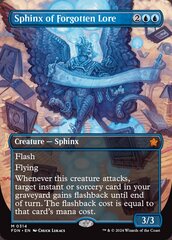 Sphinx of Forgotten Lore - Foil - Borderless