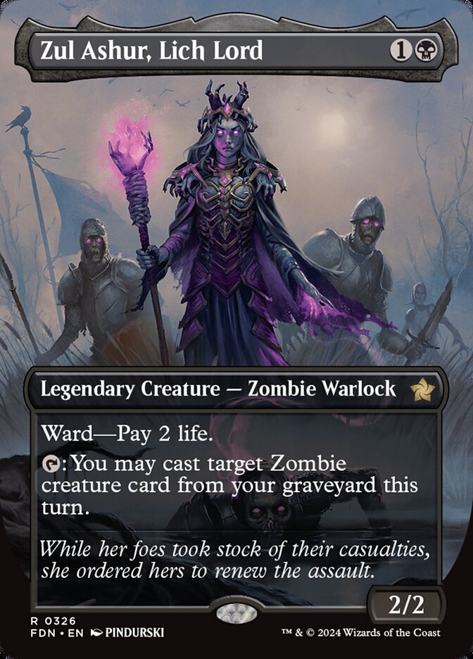 Zul Ashur, Lich Lord - Foil - Borderless