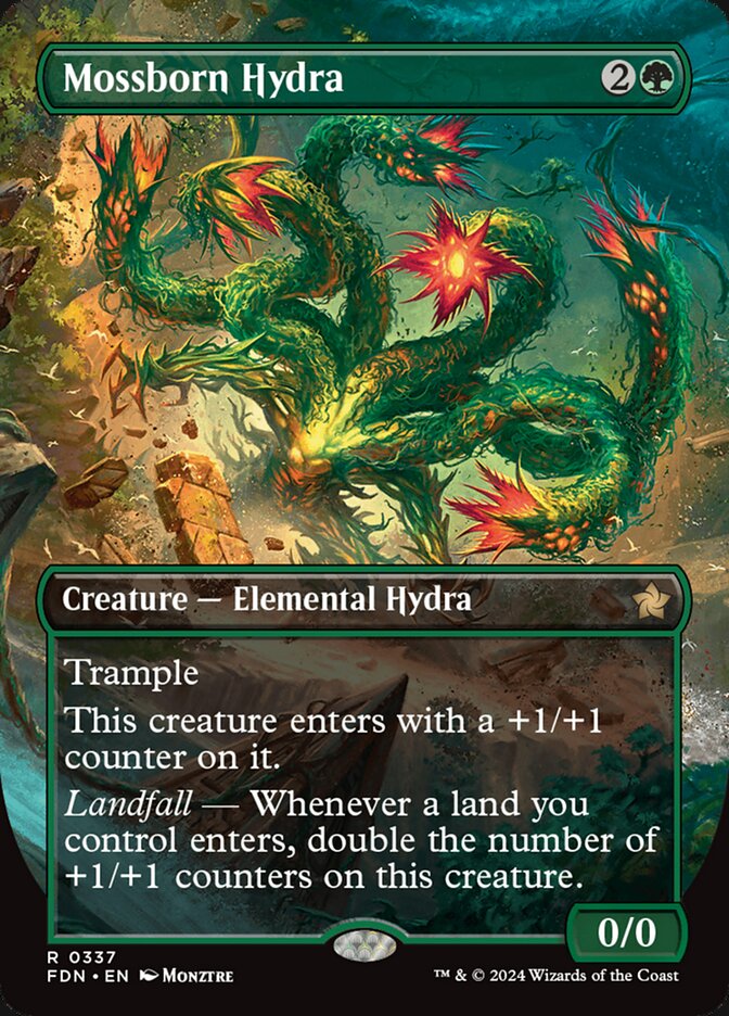 Mossborn Hydra - Borderless