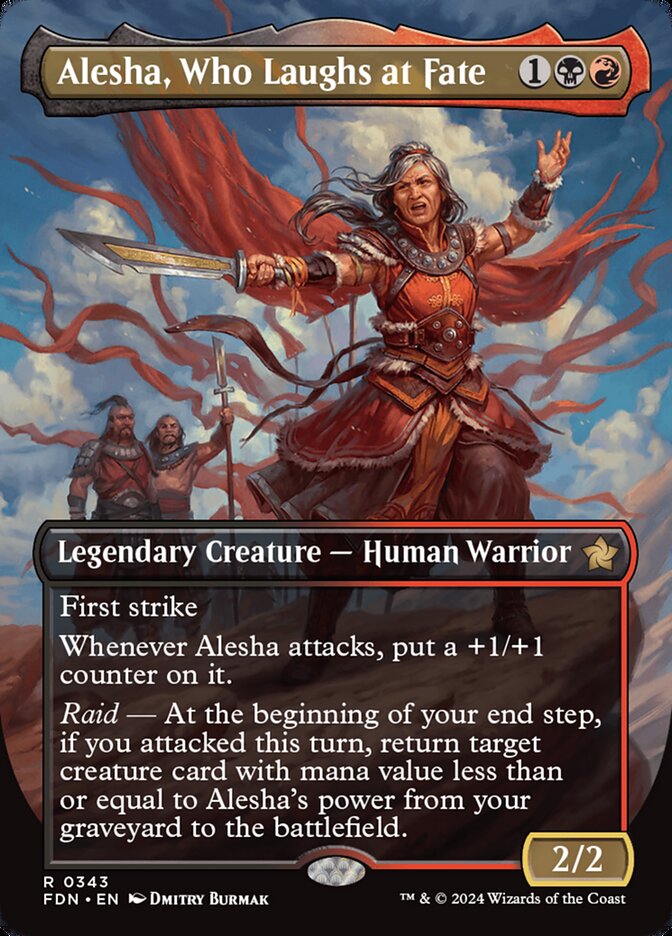 Alesha, Who Laughs at Fate - Borderless