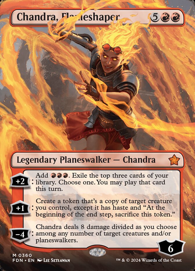 Chandra, Flameshaper - Foil - Borderless