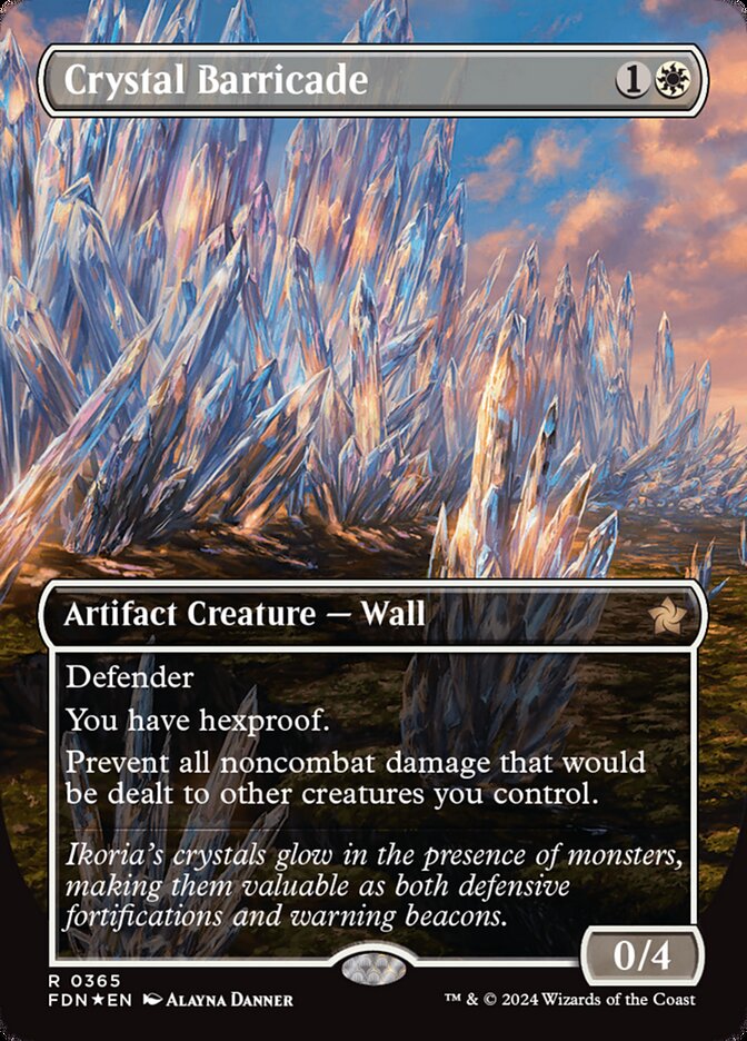 Crystal Barricade - Mana Foil - Borderless