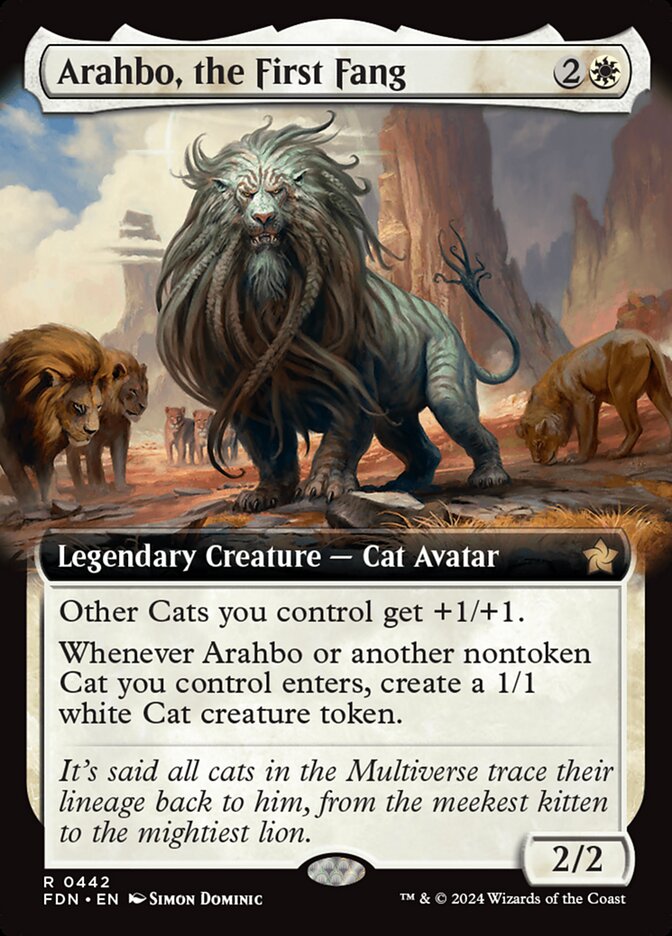 Arahbo, the First Fang - Extended Art