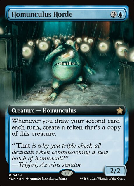 Homunculus Horde - Foil - Extended Art