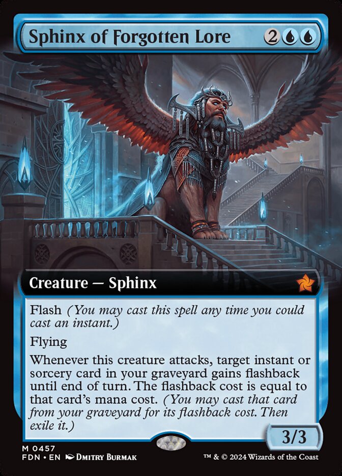 Sphinx of Forgotten Lore - Extended Art