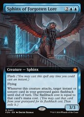 Sphinx of Forgotten Lore - 0457 - Foil - Extended Art