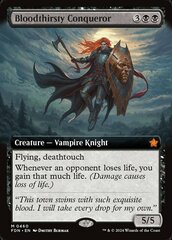 Bloodthirsty Conqueror - Foil - Extended Art