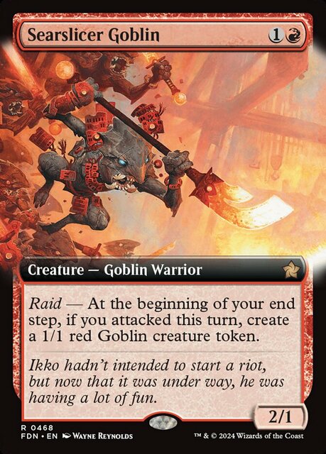 Searslicer Goblin - Extended Art