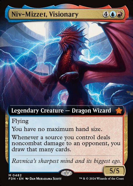 Niv-Mizzet, Visionary - Extended Art