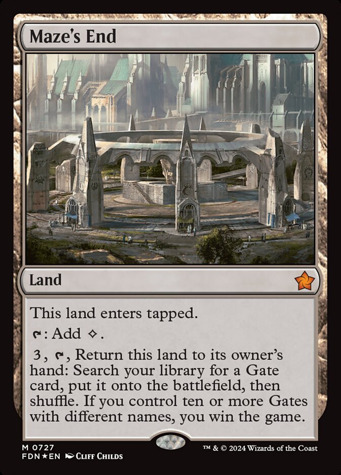 [Deprecated] [printing does not exist] Mazes End