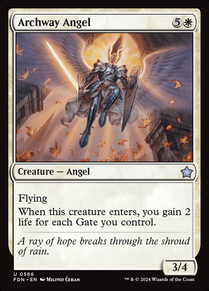 [Deprecated] [printing does not exist] Archway Angel - Foil