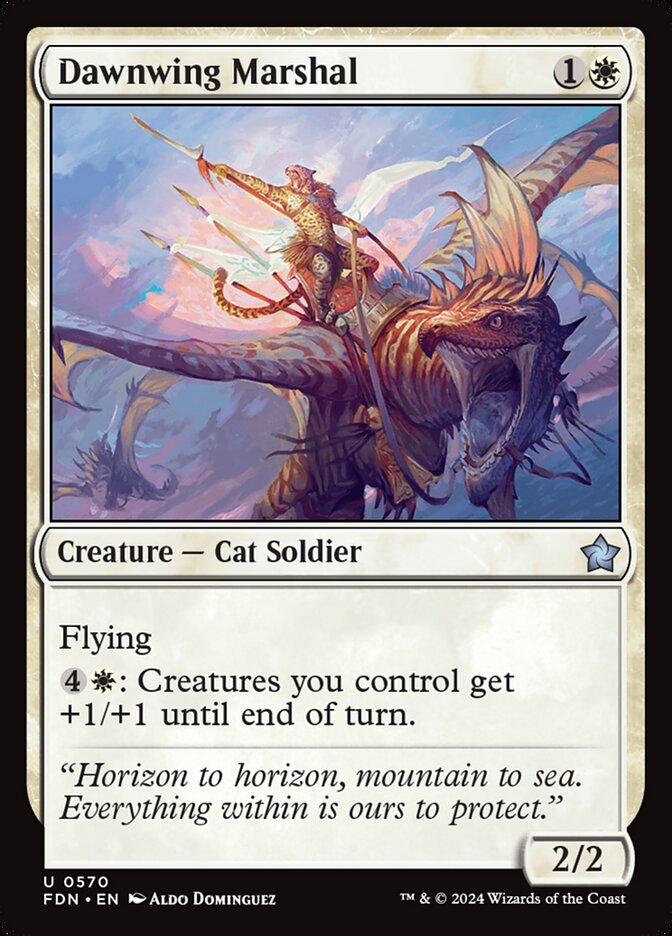 [Deprecated] [printing does not exist] Dawnwing Marshal - Foil