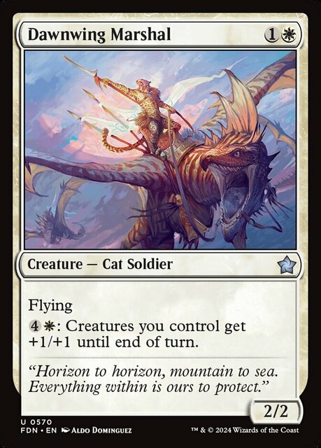 [Deprecated] [printing does not exist] Dawnwing Marshal - Foil