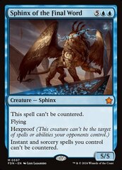 [Deprecated] [printing does not exist] Sphinx of the Final Word - Foil