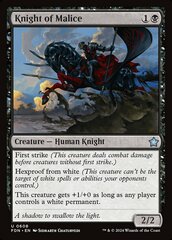 [Deprecated] [printing does not exist] Knight of Malice - Foil