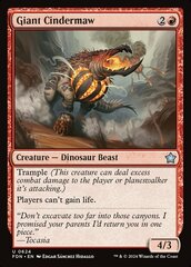 [Deprecated] [printing does not exist] Giant Cindermaw - Foil