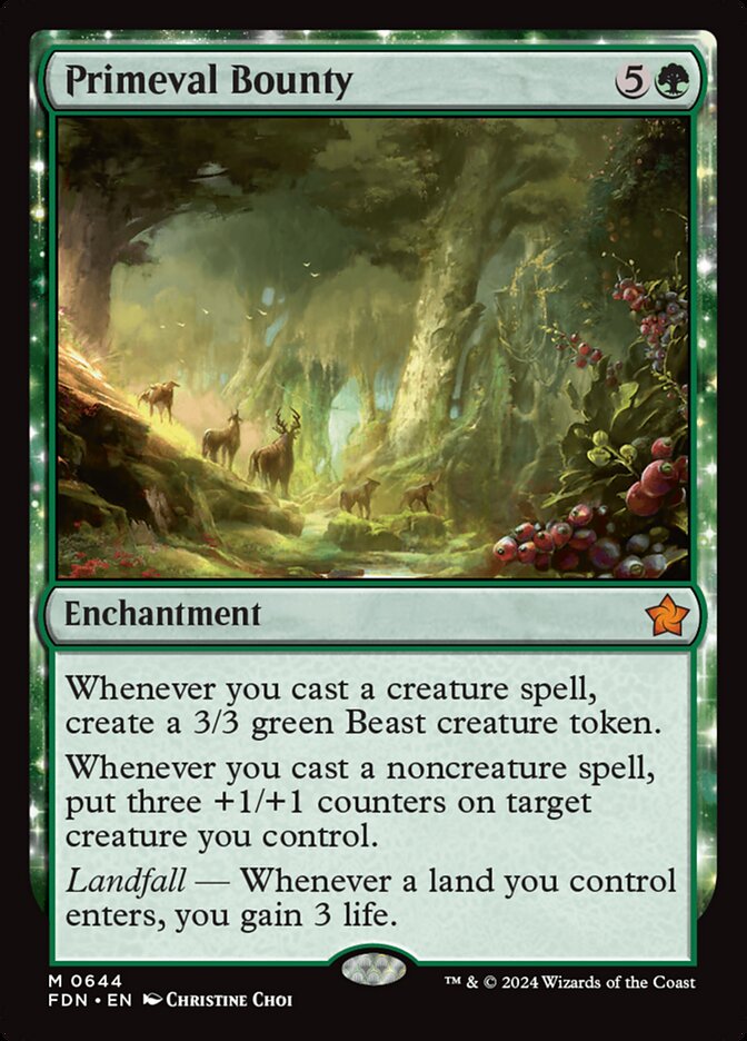 [Deprecated] [printing does not exist] Primeval Bounty - Foil