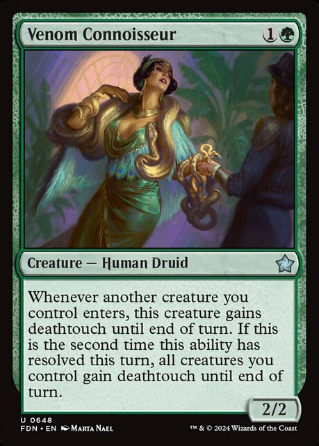 [Deprecated] [printing does not exist] Venom Connoisseur - Foil