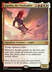 [Deprecated] [printing does not exist] Aurelia, the Warleader - Foil