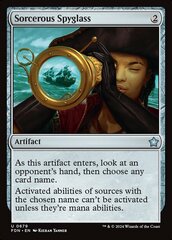 [Deprecated] [printing does not exist] Sorcerous Spyglass - Foil