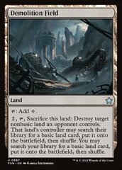 [Deprecated] [printing does not exist] Demolition Field - Foil