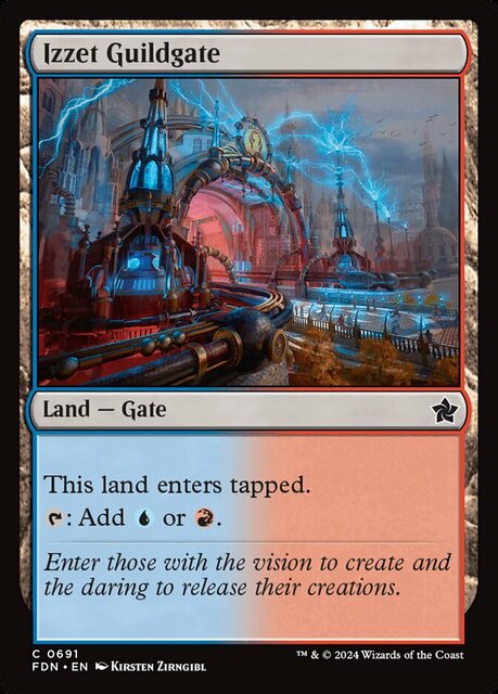 [Deprecated] [printing does not exist] Izzet Guildgate - Foil