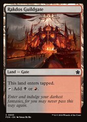 [Deprecated] [printing does not exist] Rakdos Guildgate - Foil