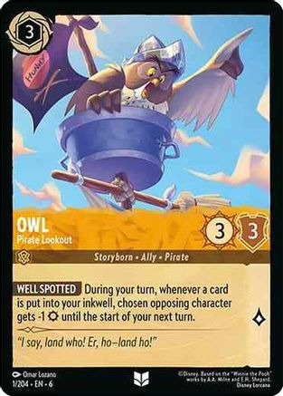 Owl - Pirate Lookout - 1/204 - Uncommon