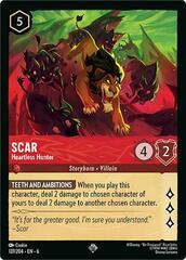 Scar - Heartless Hunter - 127/204 - Super Rare