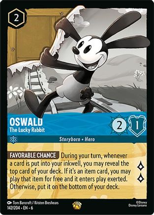 Oswald - The Lucky Rabbit - 142/204 - Legendary - Cold Foil