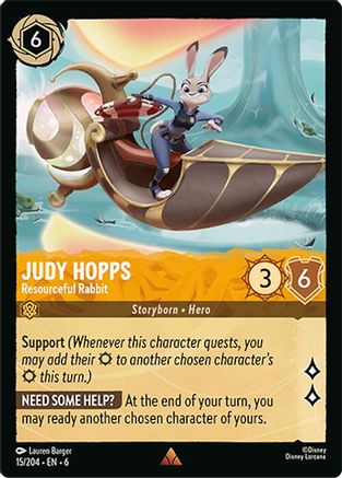 Judy Hopps - Resourceful Rabbit - 15/204 - Rare