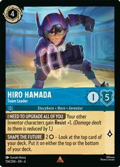 Hiro Hamada, Team Leader (0154) - Cold Foil