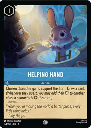 Helping Hand - 164/204 - Common - Cold Foil