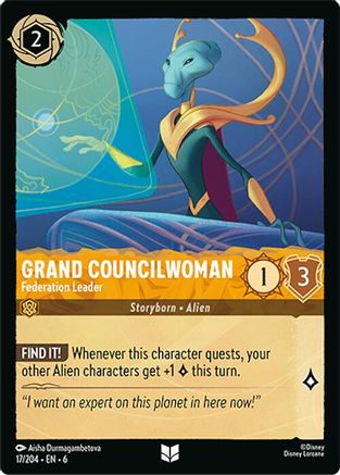 Grand Councilwoman - Federation Leader - 17/204 - Uncommon