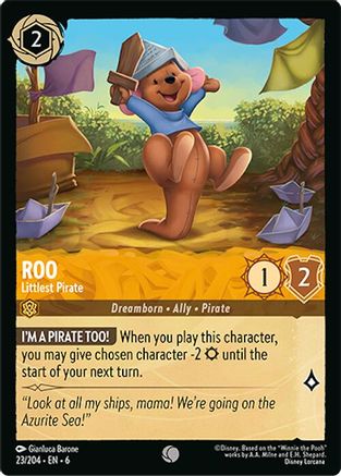 Roo - Littlest Pirate - 23/204 - Common - Cold Foil