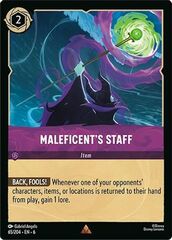 Maleficents Staff - 65/204 - Rare - Cold Foil