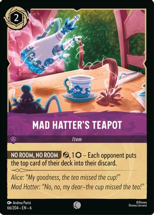 Mad Hatters Teapot - 66/204 - Common