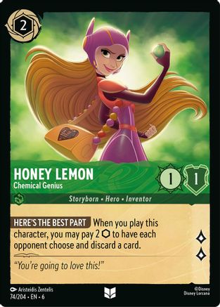 Honey Lemon - Chemical Genius - 74/204 - Uncommon