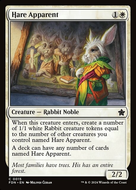 Hare Apparent - Foil