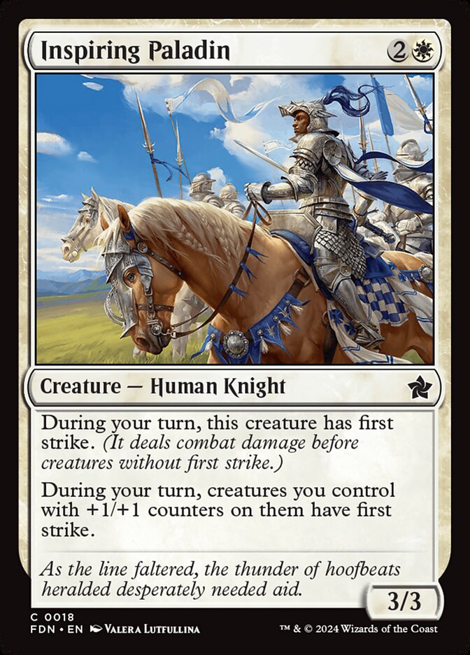 Inspiring Paladin - Foil