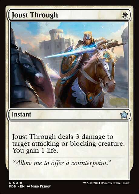 Joust Through - Foil