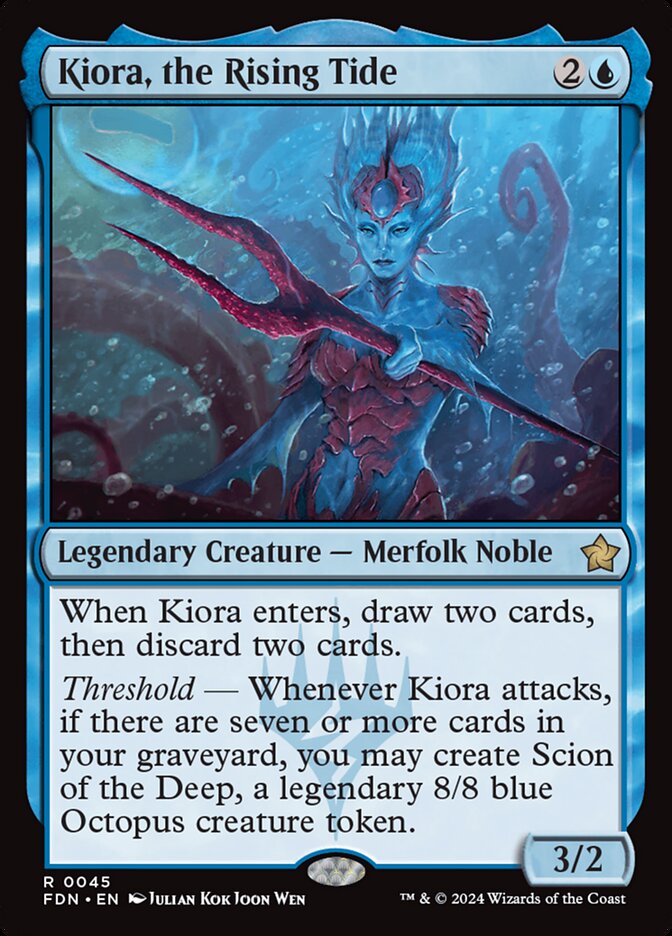 Kiora, the Rising Tide - Foil