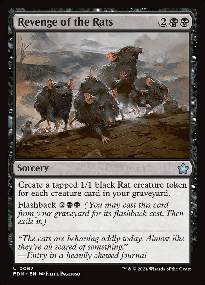 Revenge of the Rats - Foil