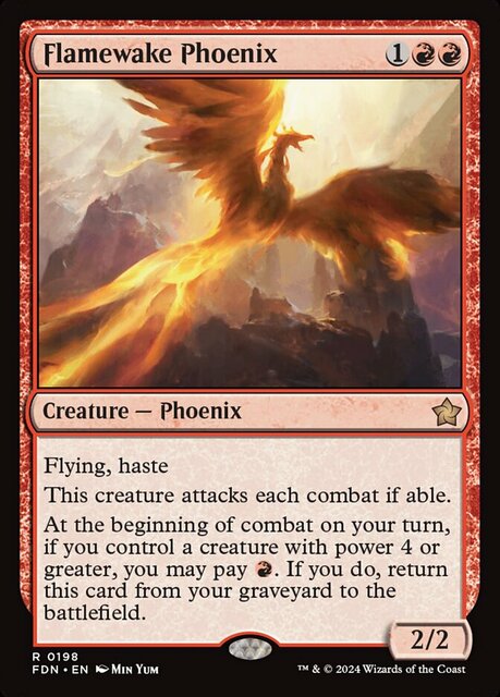 Flamewake Phoenix - Foil