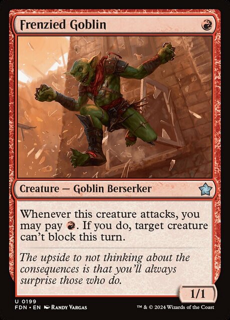 Frenzied Goblin - Foil