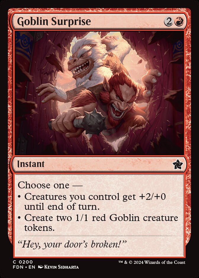 Goblin Surprise - Foil