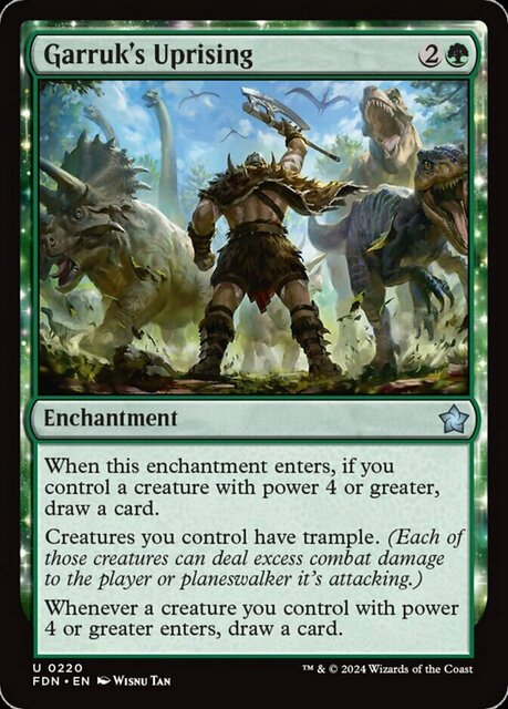 Garruk's Uprising - Foil