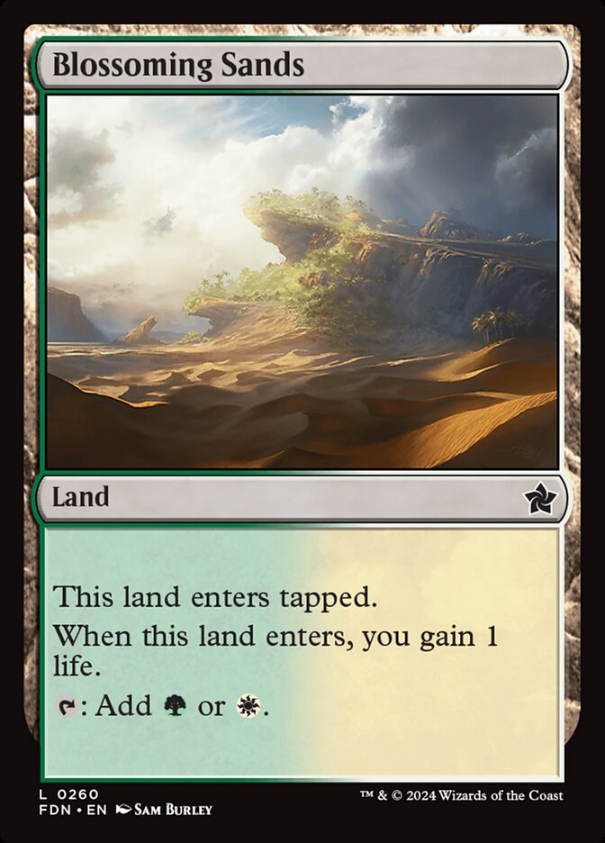 Blossoming Sands - Foil