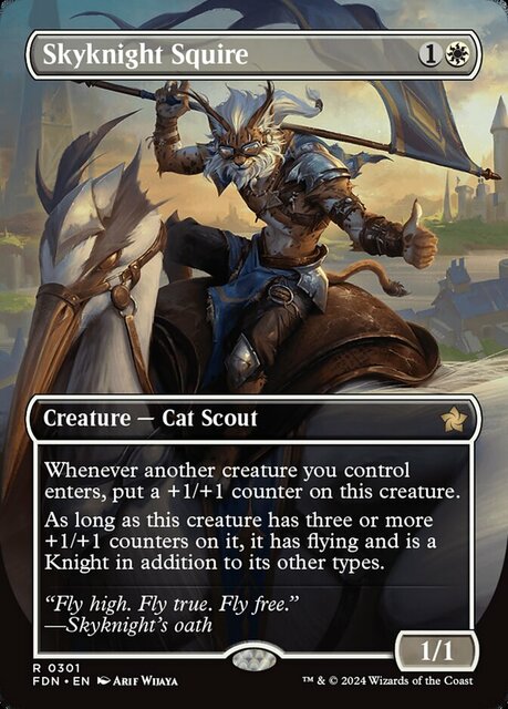 Skyknight Squire - Foil - Borderless