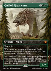 Quilled Greatwurm - Borderless